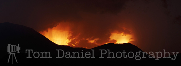 Mountain Fire Sunset