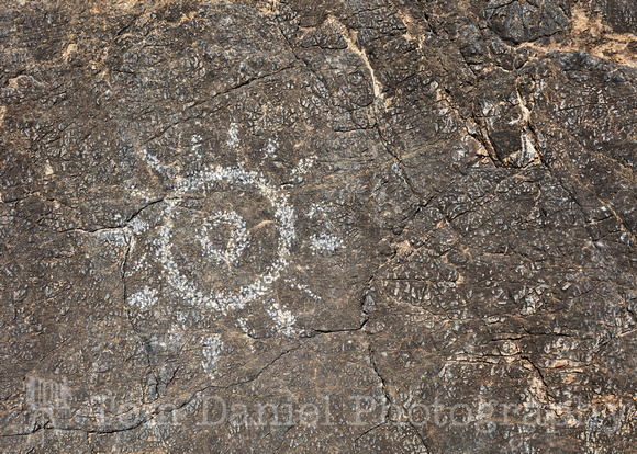 Perfect Sun Petroglyph
